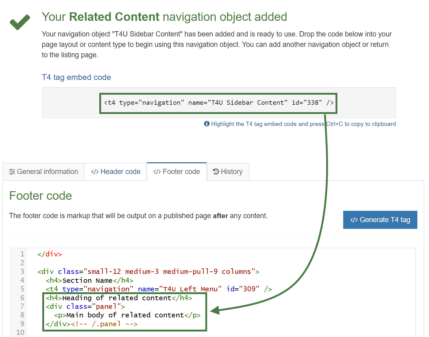Apply Related Content Navigation to Page Layout