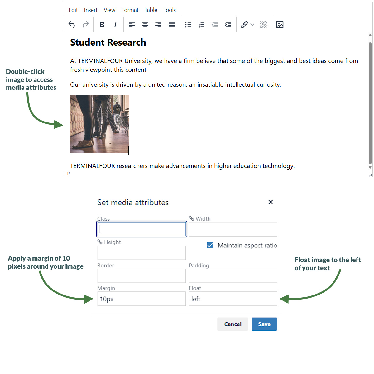 Edit Media Attributes