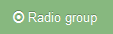 Screenshot of Forms radio group button