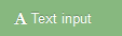 Screenshot of Forms text input button