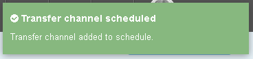 Screenshot of Transfer Channel confirmation alert