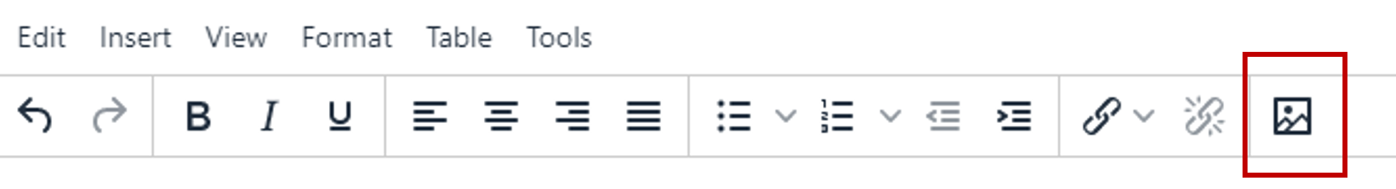 TinyMCE5 Toolbar item