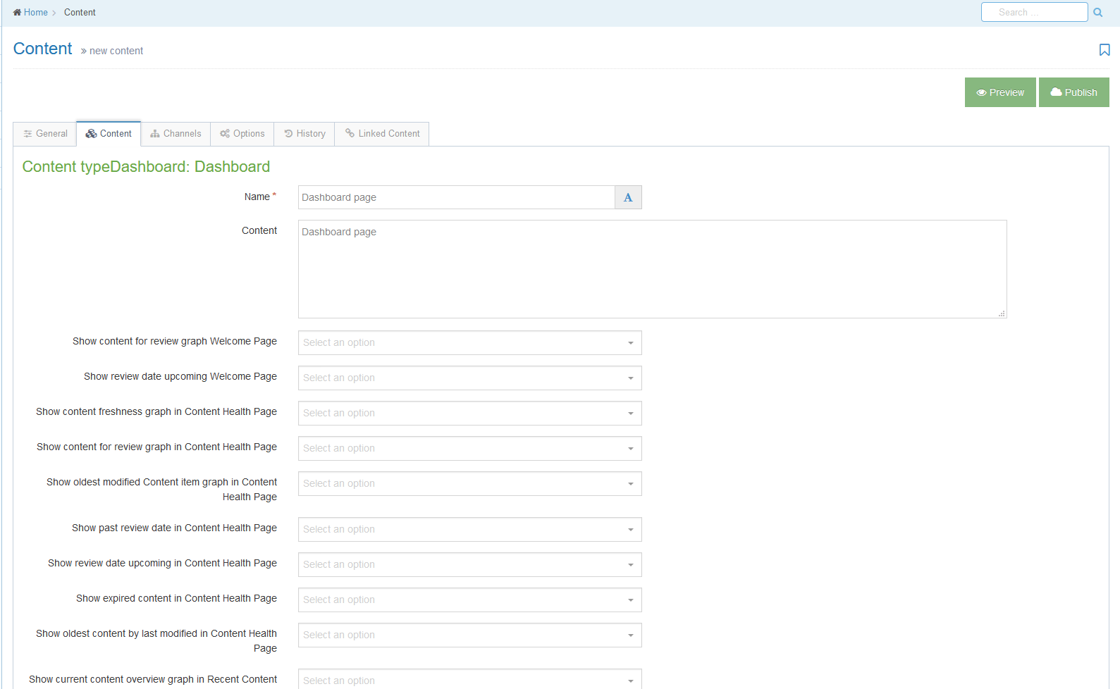 Configuring Dashboard Roles