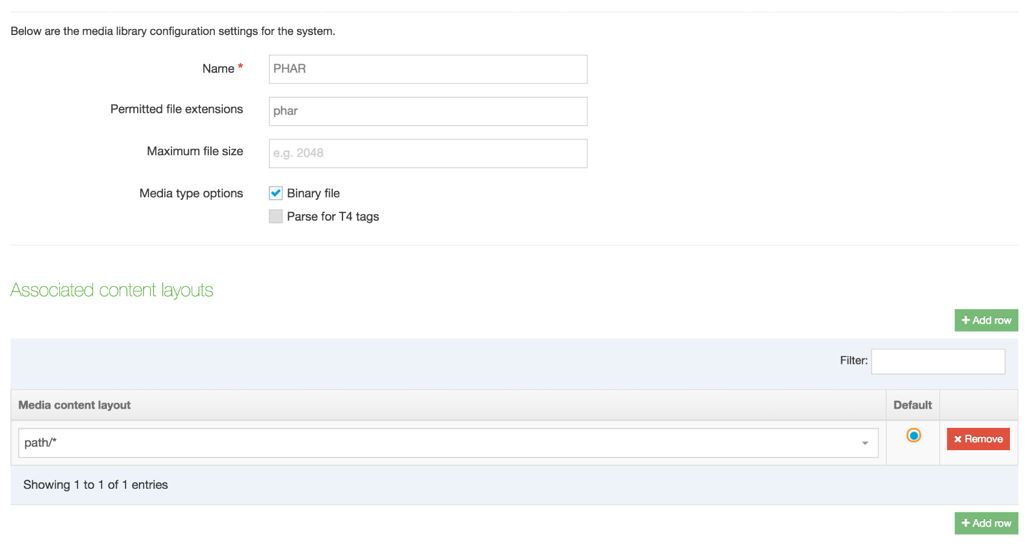 Media Type - PHAR File