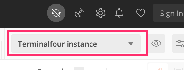 Postman Environment Dropdown
